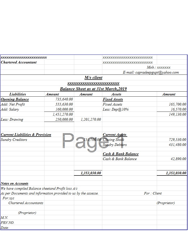 format of provisional projected balance sheet in excel pro formats download trial numbers template